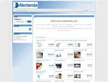 Tablet Screenshot of alertienda.com
